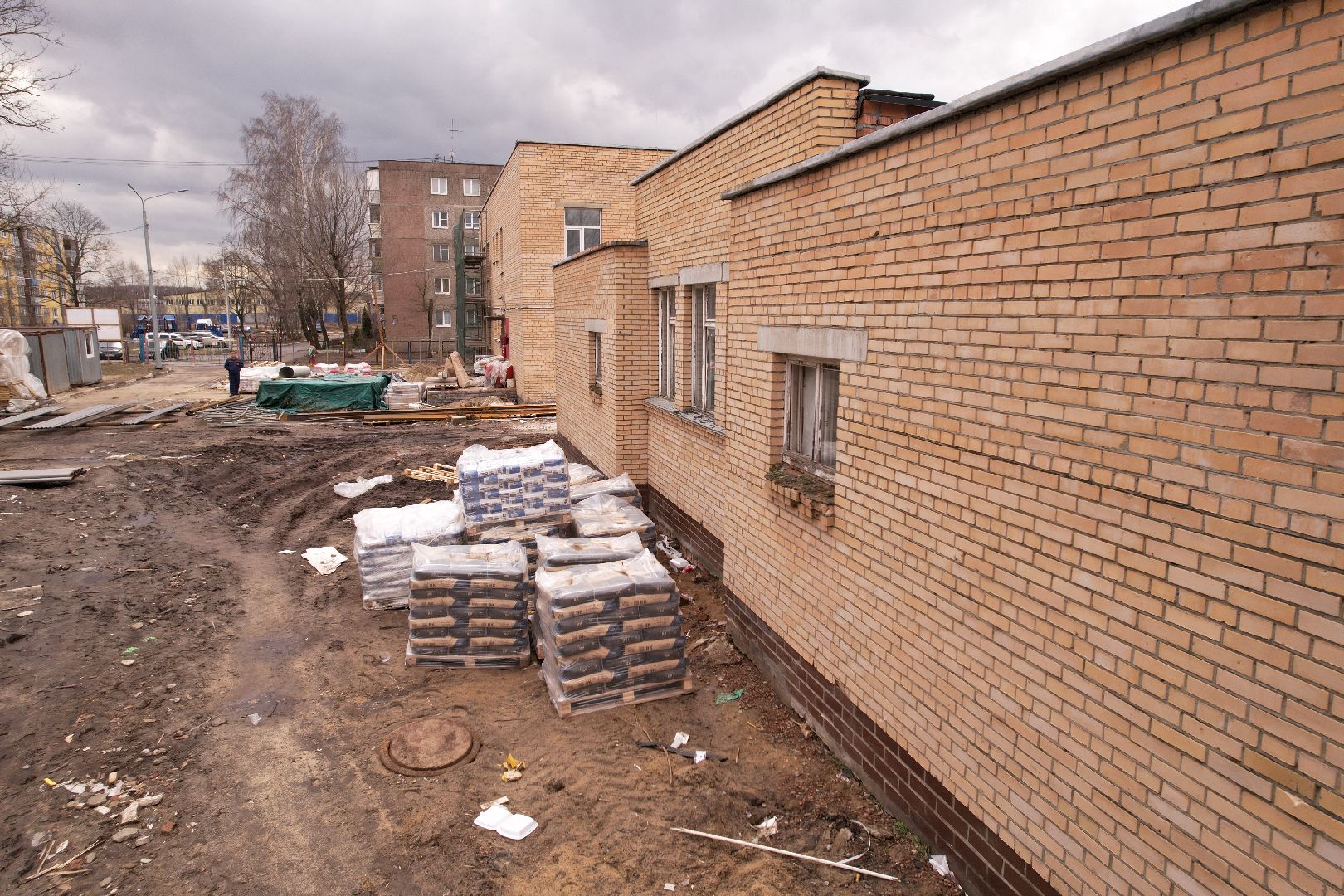 видео с коптера, капремонт детского сада 35 в богородском округе,