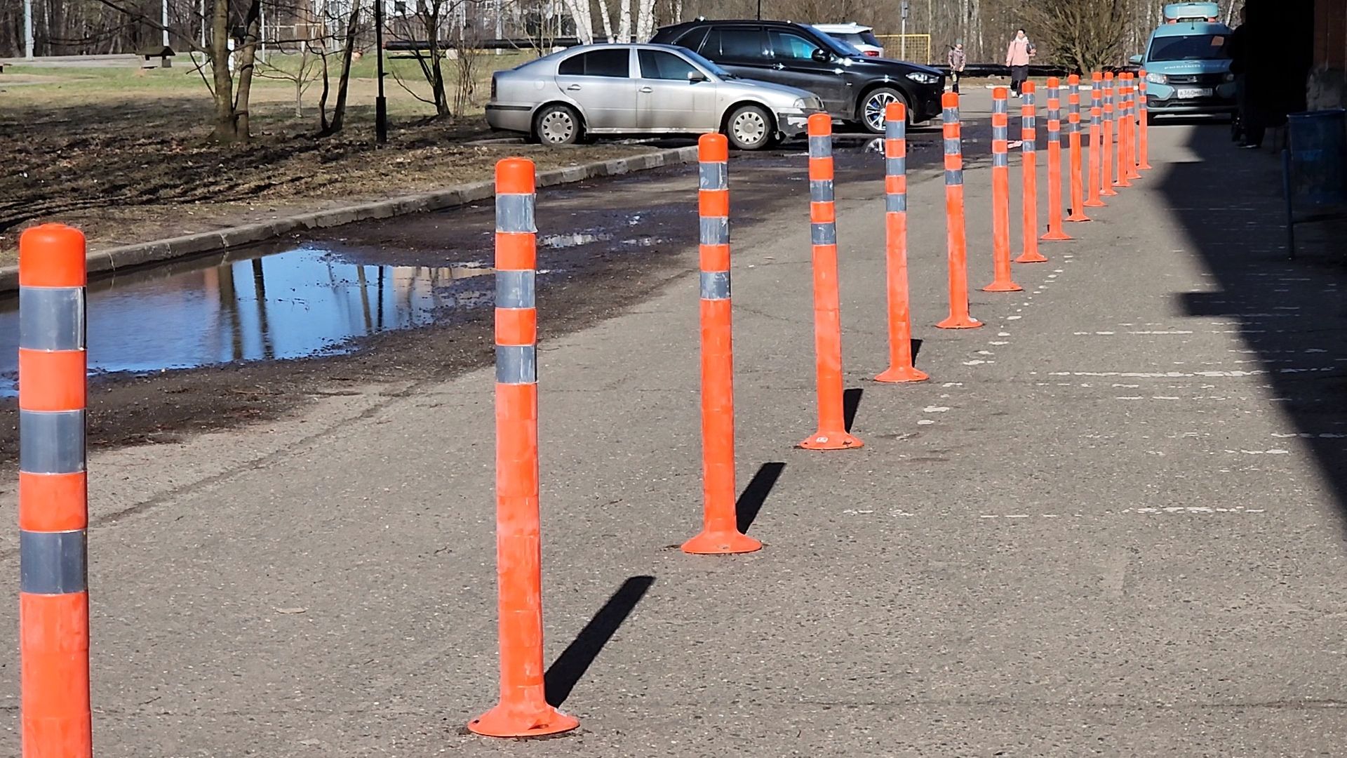 Черноголовка, Парковки, пешеходная зона,