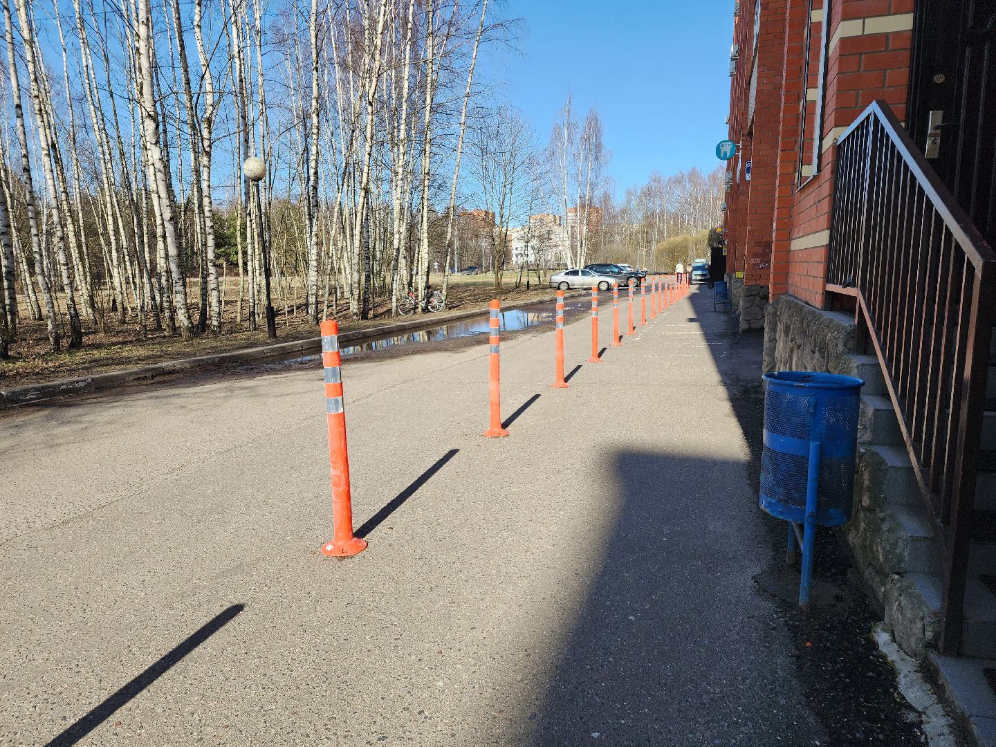 Черноголовка, Парковки, пешеходная зона,