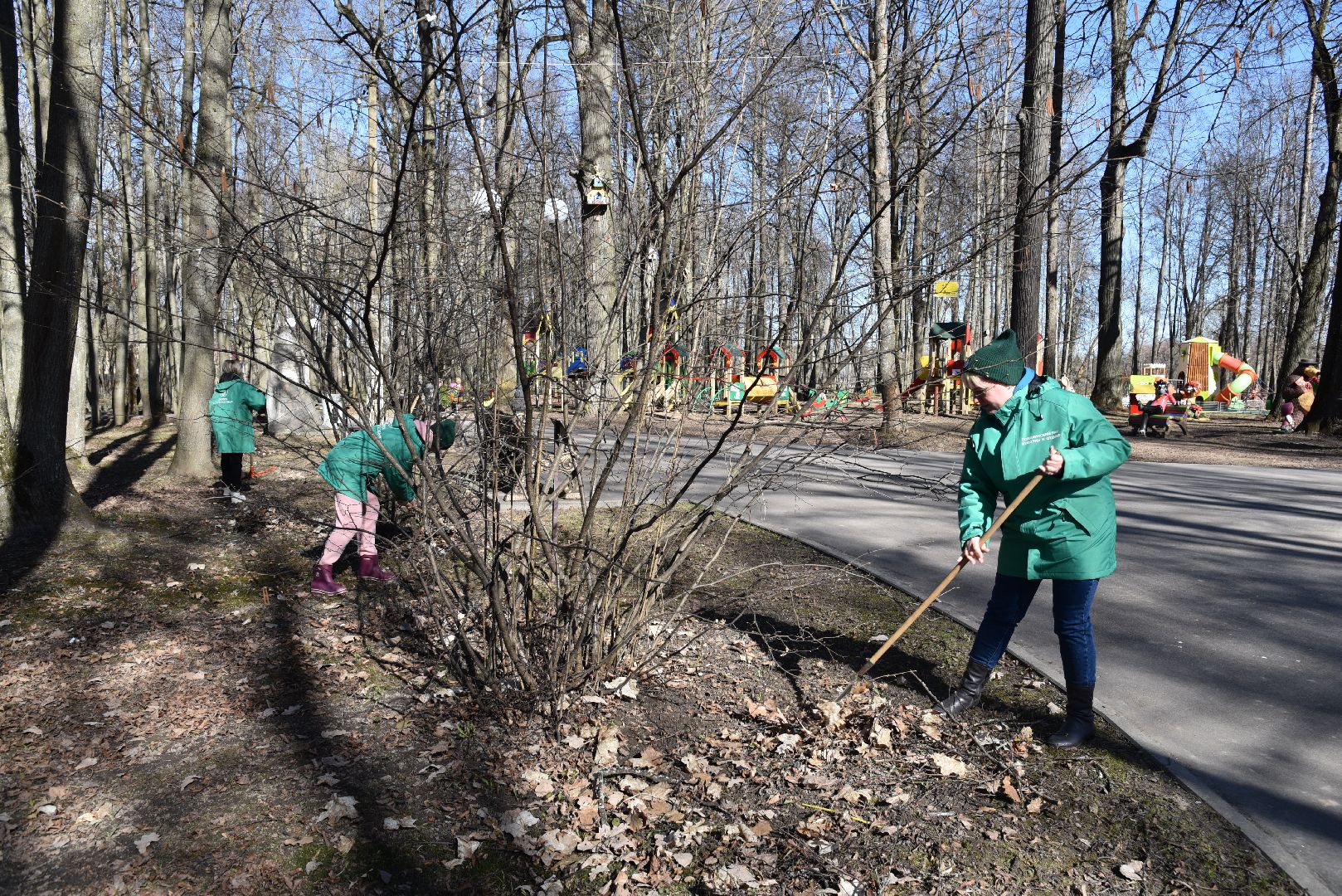 лотошино, лотошинский парк, парки подмосковья, субботник,