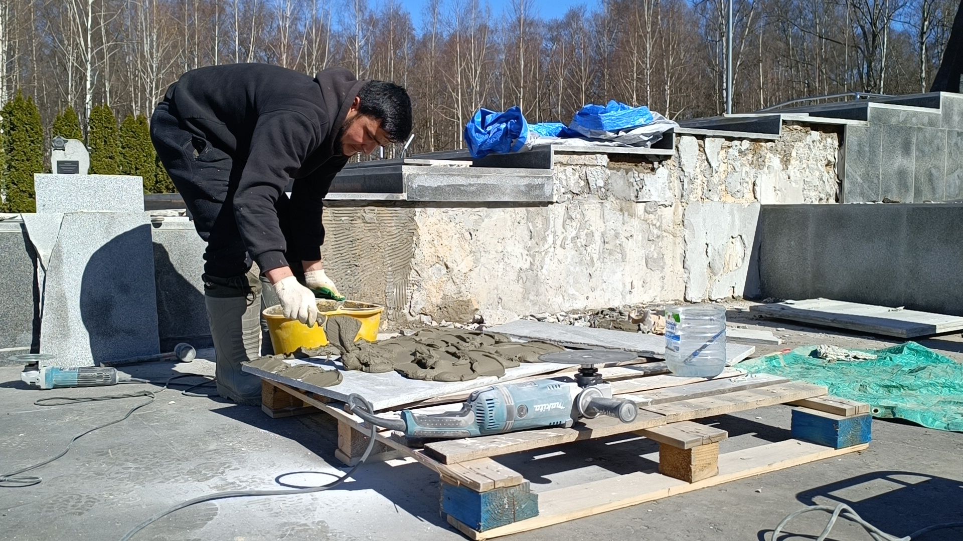 мемориал, ремонт, лобня, парк,