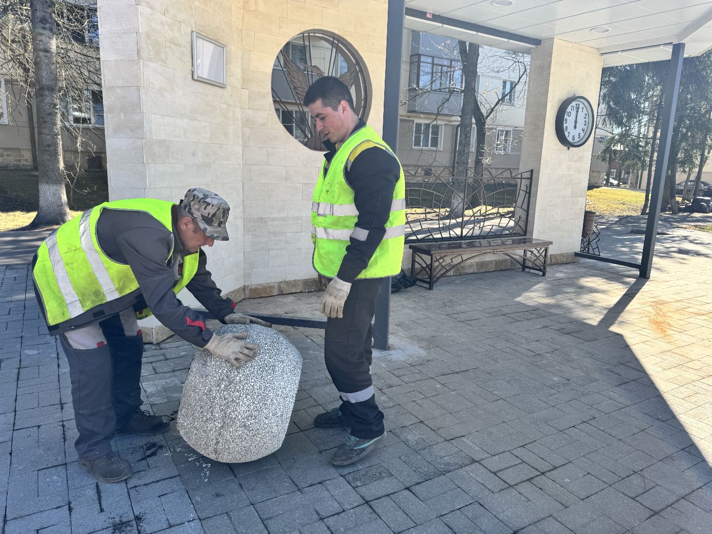 шаховская, вазоны, благоуйстройство,