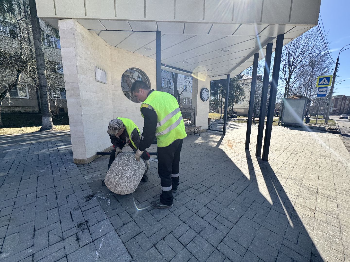 шаховская, вазоны, благоуйстройство,