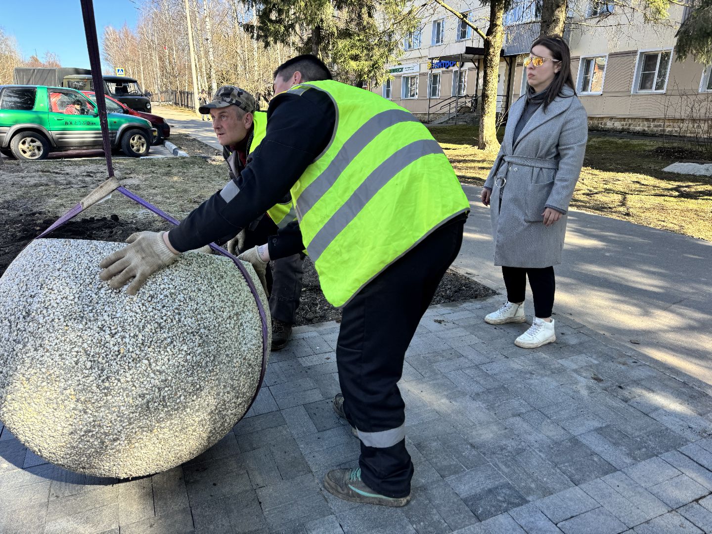 шаховская, вазоны, благоуйстройство,