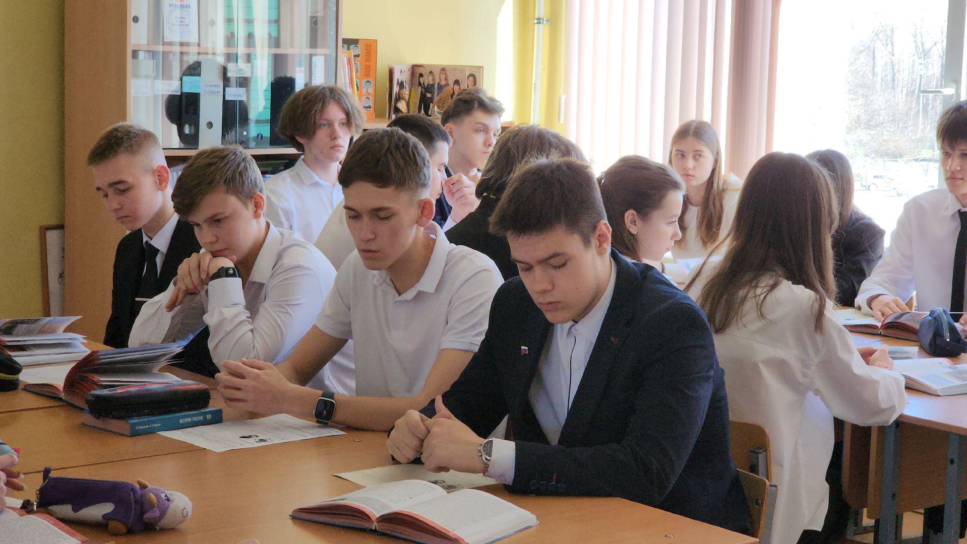 кашира, школа, мастер-класс, открытый урок, образование, год защитника отечества, вов, день победы,