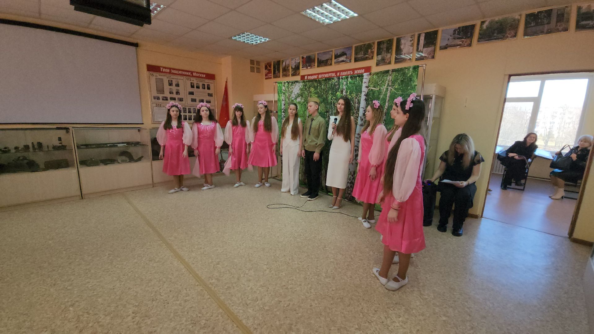 кашира, школа, мастер-класс, открытый урок, образование, год защитника отечества, вов, день победы,