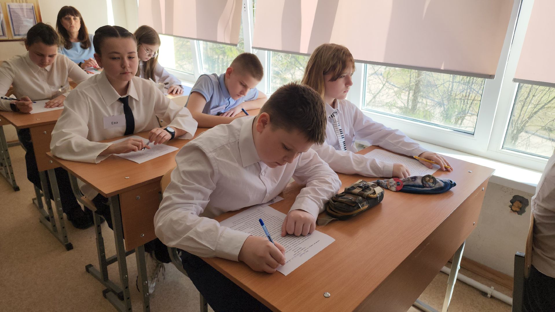 кашира, школа, мастер-класс, открытый урок, образование, год защитника отечества, вов, день победы,