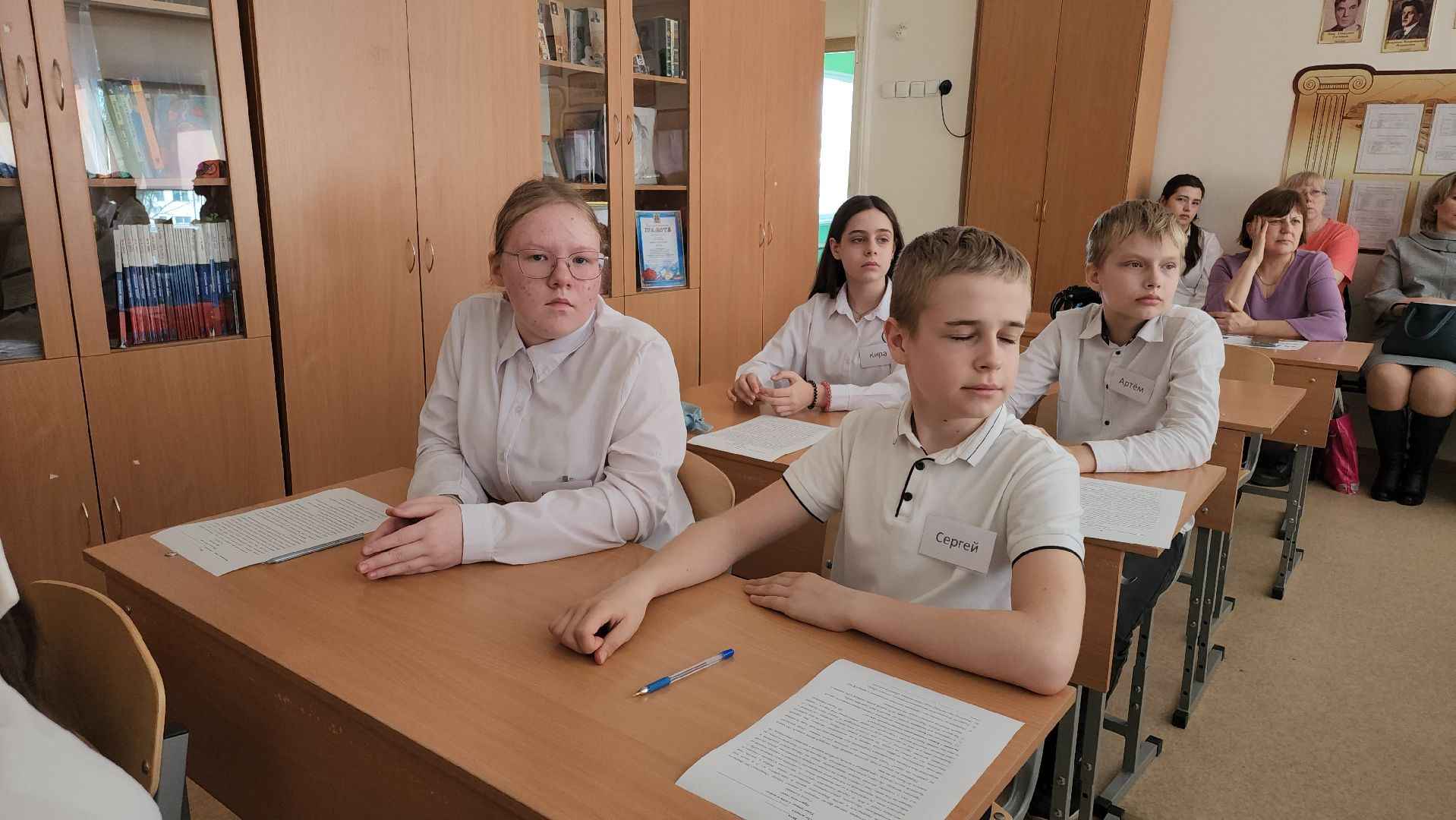 кашира, школа, мастер-класс, открытый урок, образование, год защитника отечества, вов, день победы,