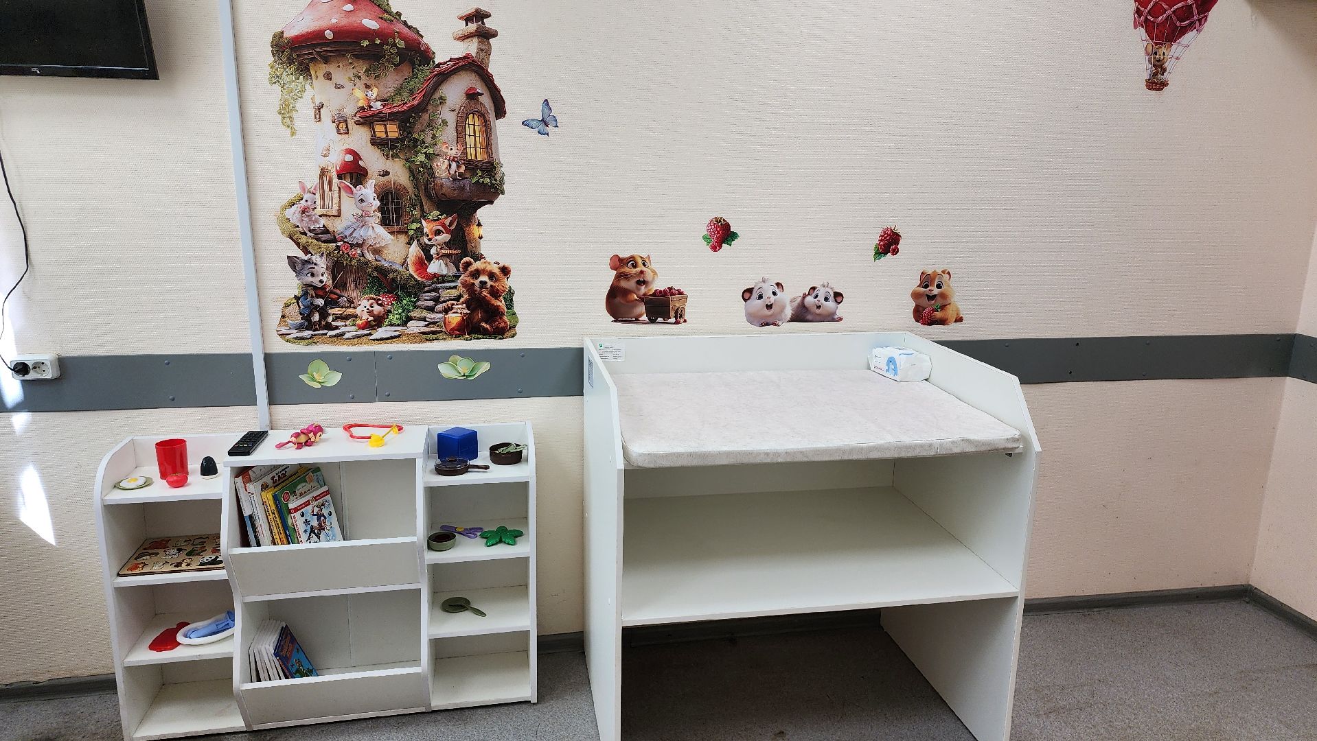 Комната матери и ребенка, детская поликлиника, щёлково,