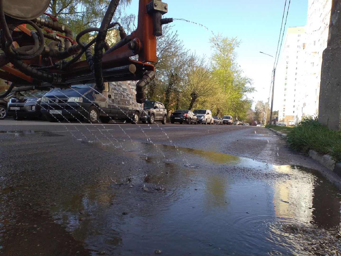 дороги, чистота, уборка улиц, Лосино-Петровский