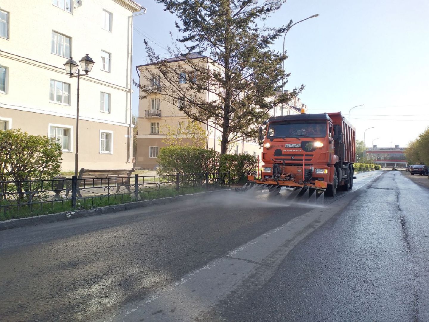 дороги, чистота, уборка улиц, Лосино-Петровский