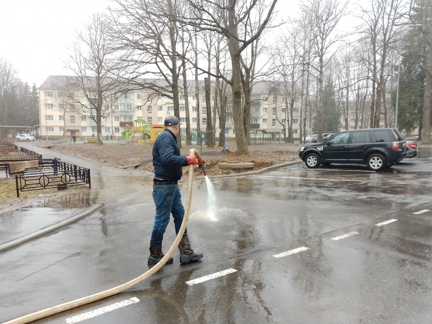 жкх, благоустровйство, придомовая территория, парковка автомобилей, городской округ восход,