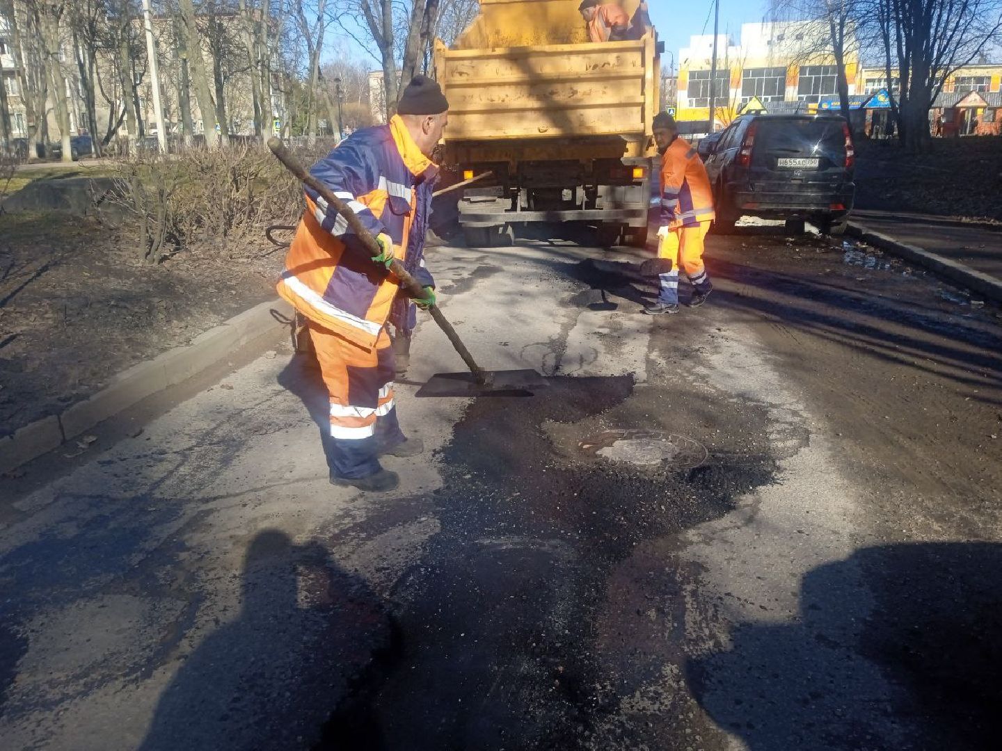 ивантеевка, пушкинский, ямочный ремонт, асфальтирование дворов дорог, коммунальная служба, вертикалки,