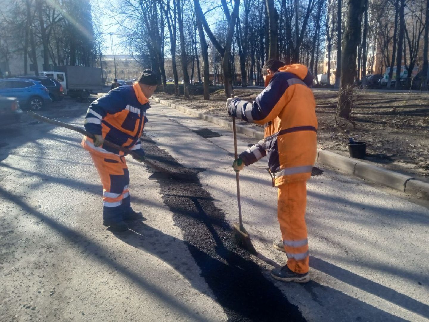 ивантеевка, пушкинский, ямочный ремонт, асфальтирование дворов дорог, коммунальная служба, вертикалки,