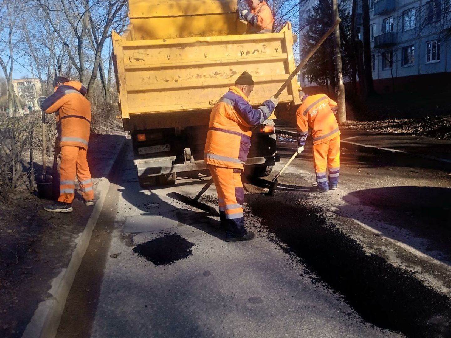 ивантеевка, пушкинский, ямочный ремонт, асфальтирование дворов дорог, коммунальная служба, вертикалки,