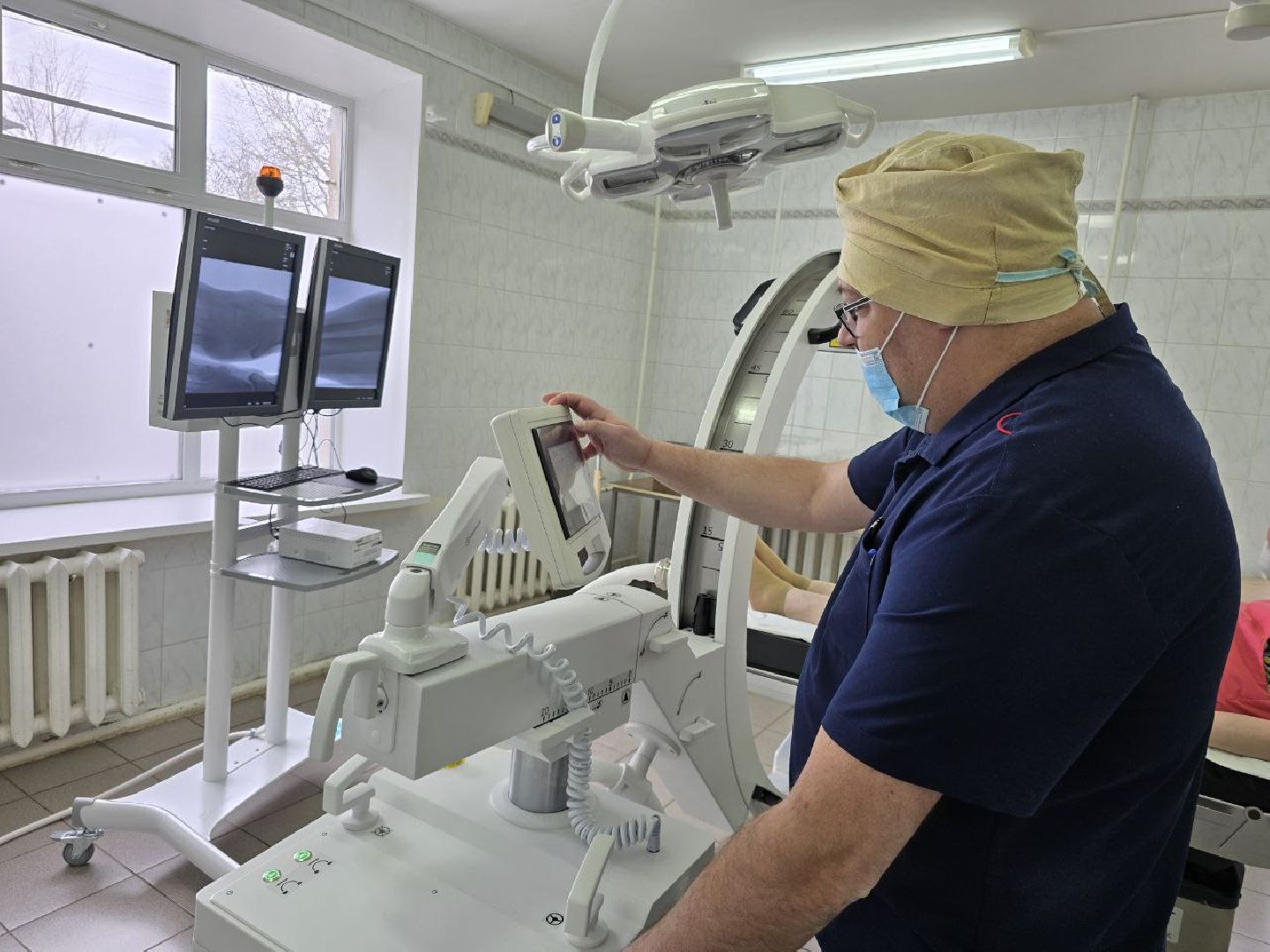 можайск, можайский муниципальный округ, новое оборудование, медицина, здравоохранение, здравоохранение мо, рентгенохирургическая система С-дуга,