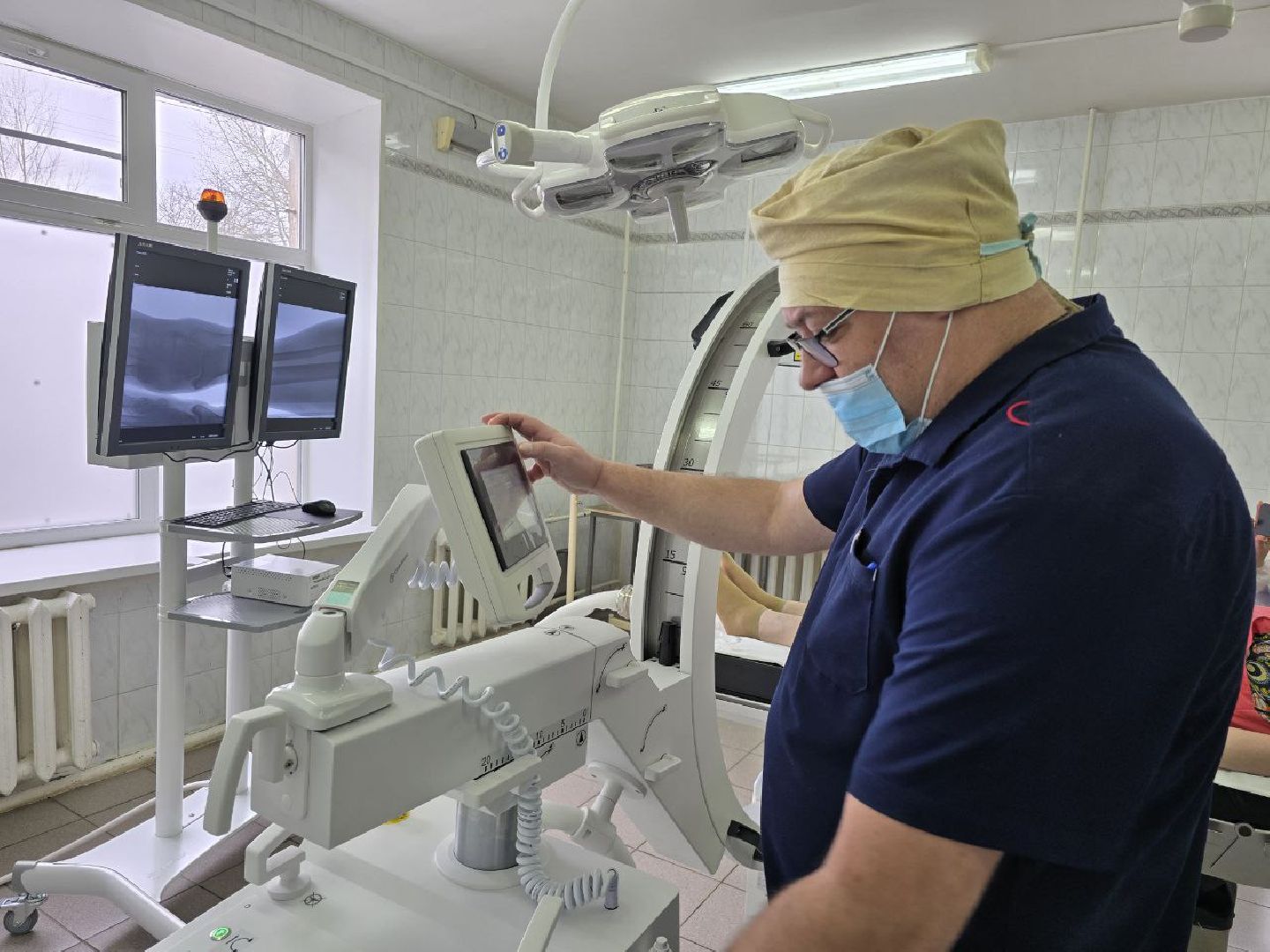 можайск, можайский муниципальный округ, новое оборудование, медицина, здравоохранение, здравоохранение мо, рентгенохирургическая система С-дуга,