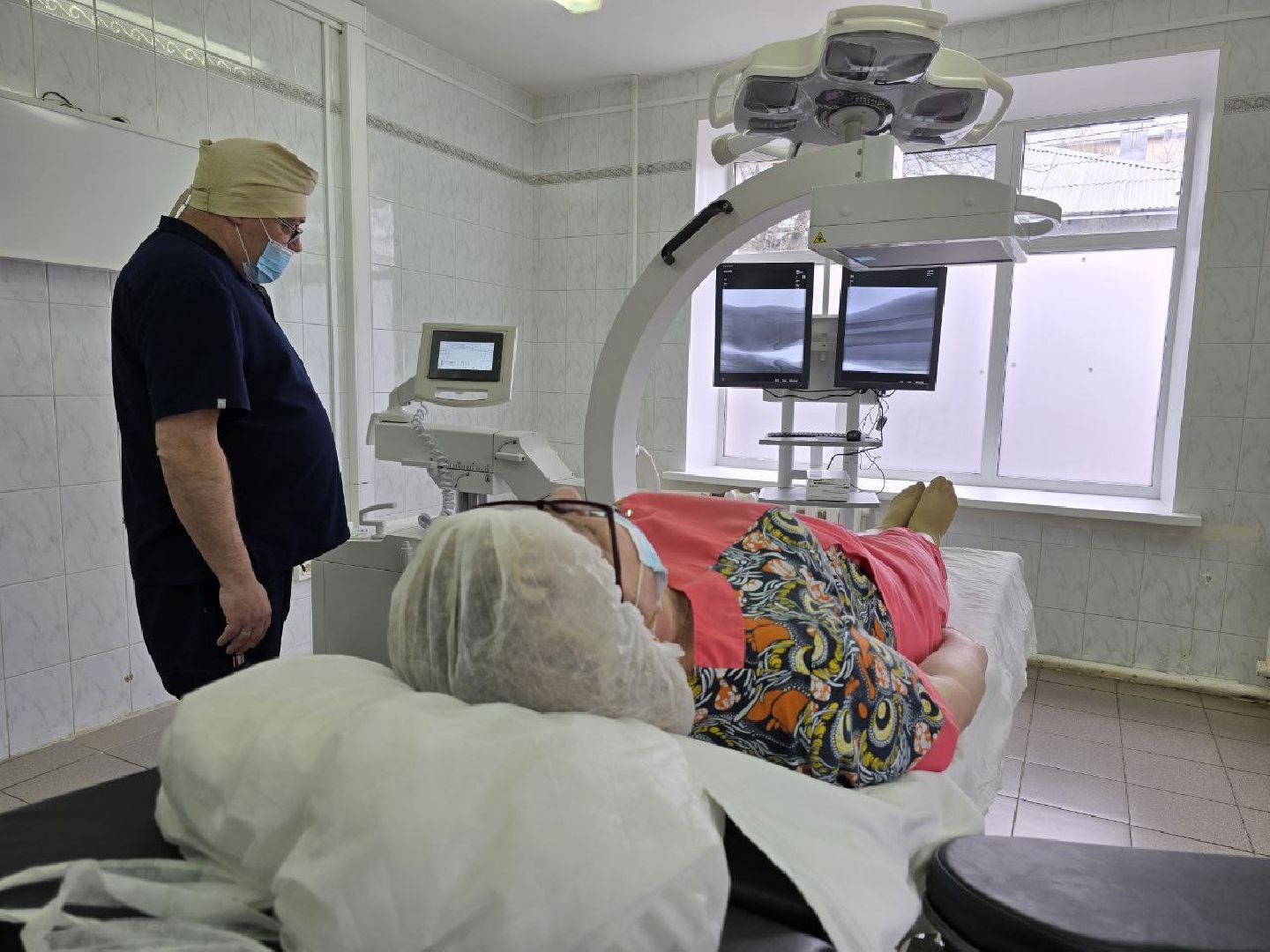 можайск, можайский муниципальный округ, новое оборудование, медицина, здравоохранение, здравоохранение мо, рентгенохирургическая система С-дуга,