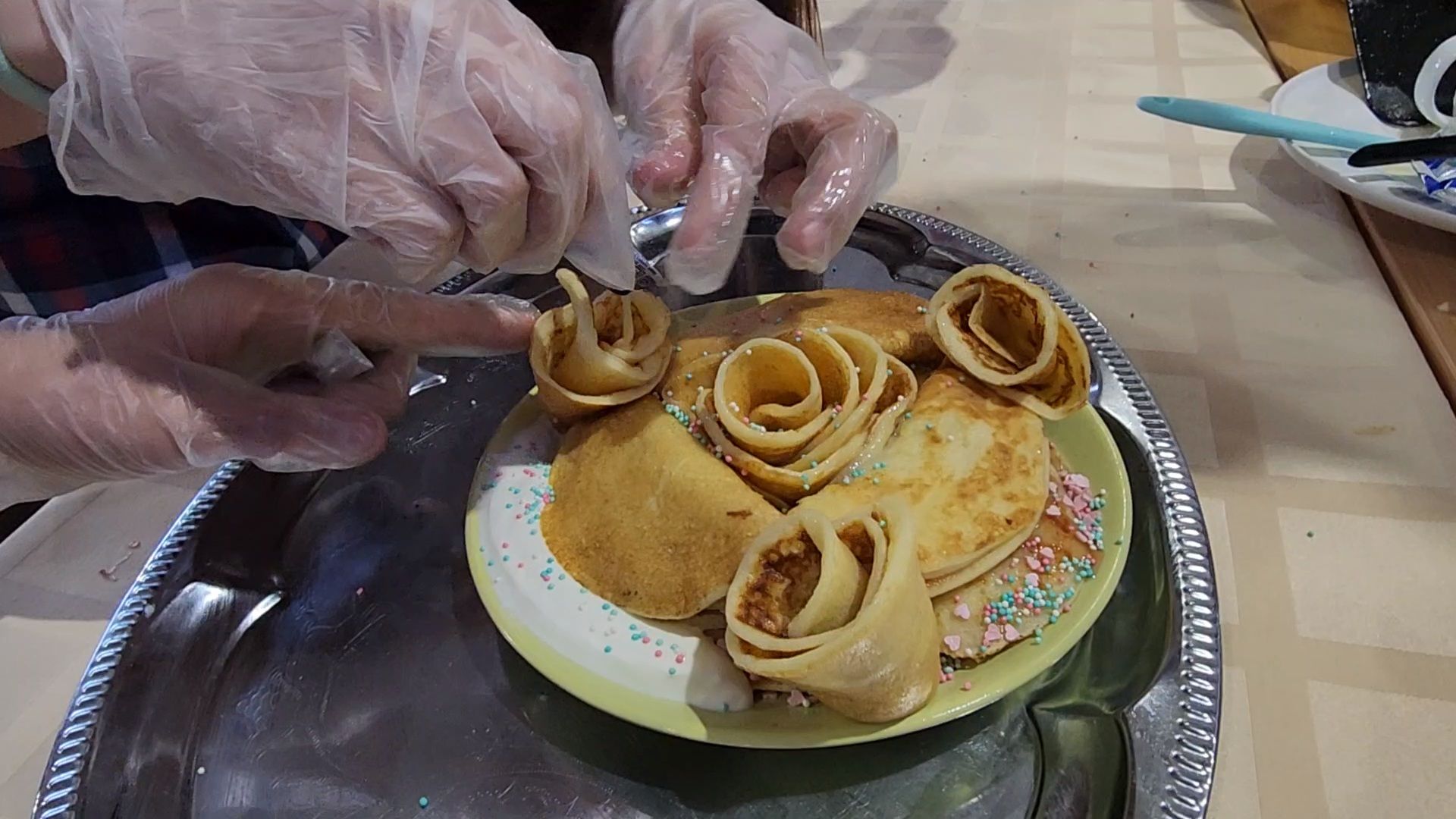 чехов, кулинарный поединок, выпекание блинов, межрегиональный форум, училища олимпийского резерва, здоровое питание, подготовка спортсменов, национальная кухня,