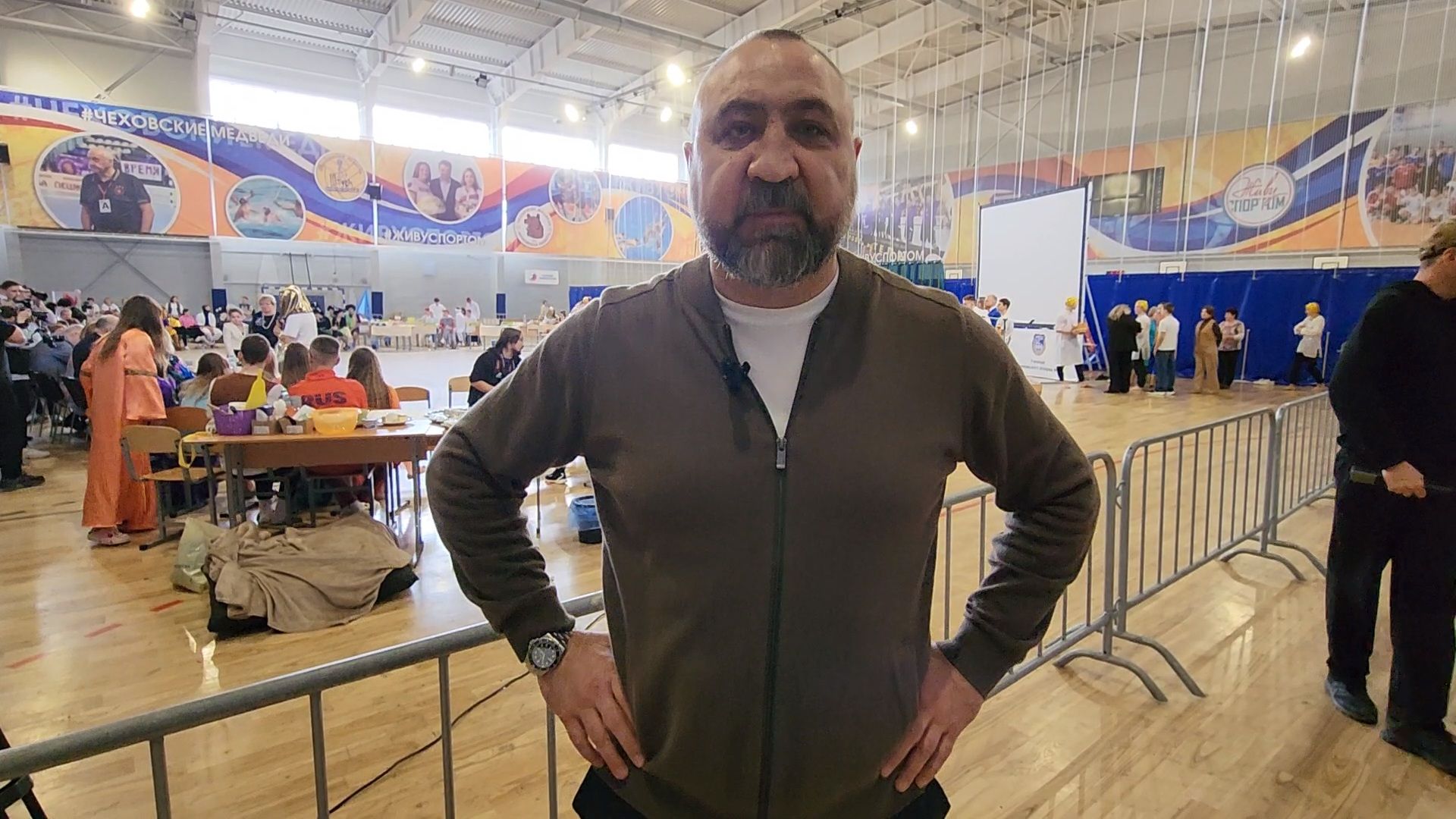 Чехов, межрегиональный форум, олимпийские чемпионы, призеры олимпиад, встреча со спортсменами, Александр Лебзяк, Михаил Иванов, Владимир Максимов, Евгений Гришин, Татьяна Чебыкина,