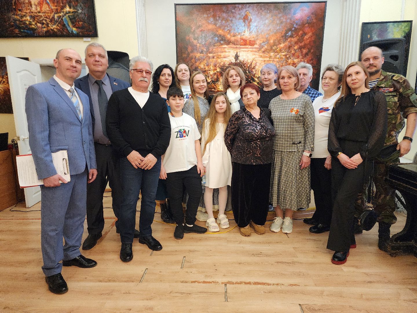 фрязино, открытие выставки, донбасс, импрессионизм, художественная выставка,