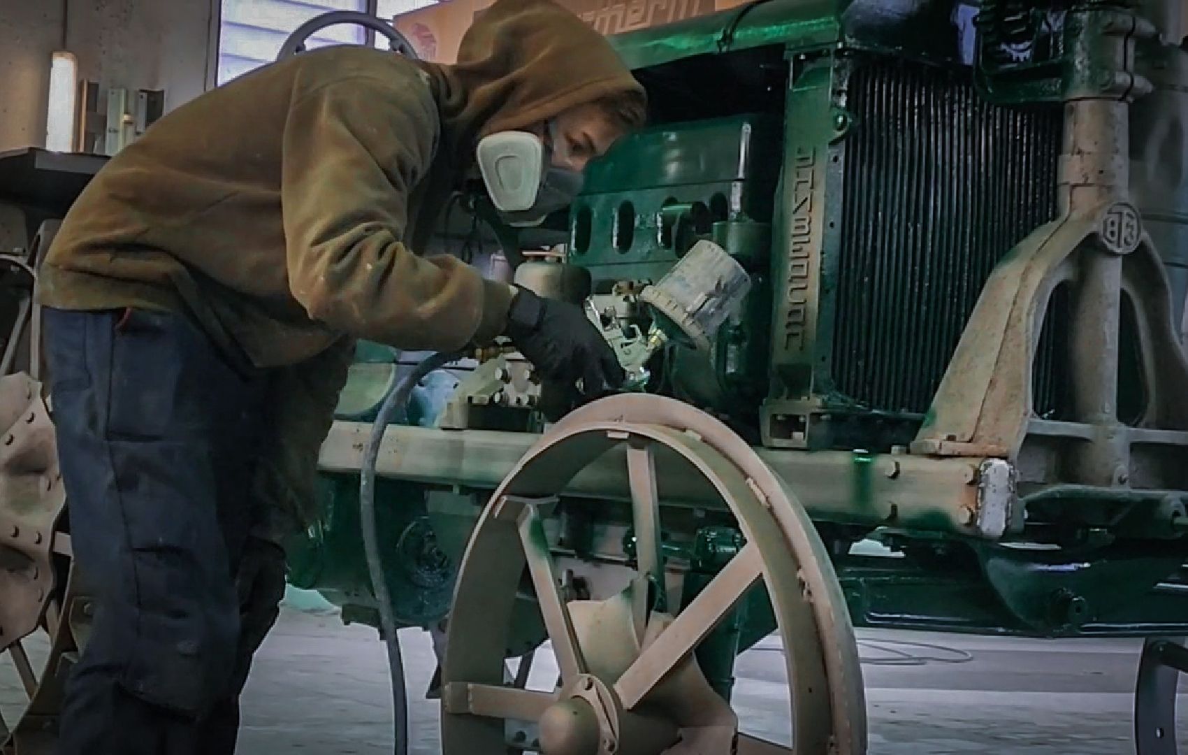 Бронницы, Реставрация трактора, У-2 ВТЗ, Автомобильно-дорожный колледж,