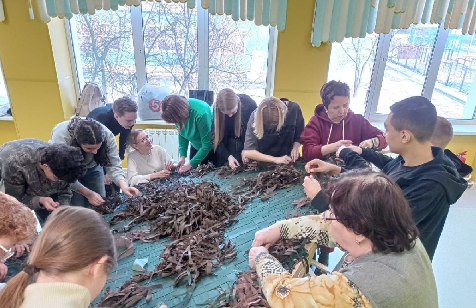 маскировочные сво, волонтеры, благотворительный фонд, школа,