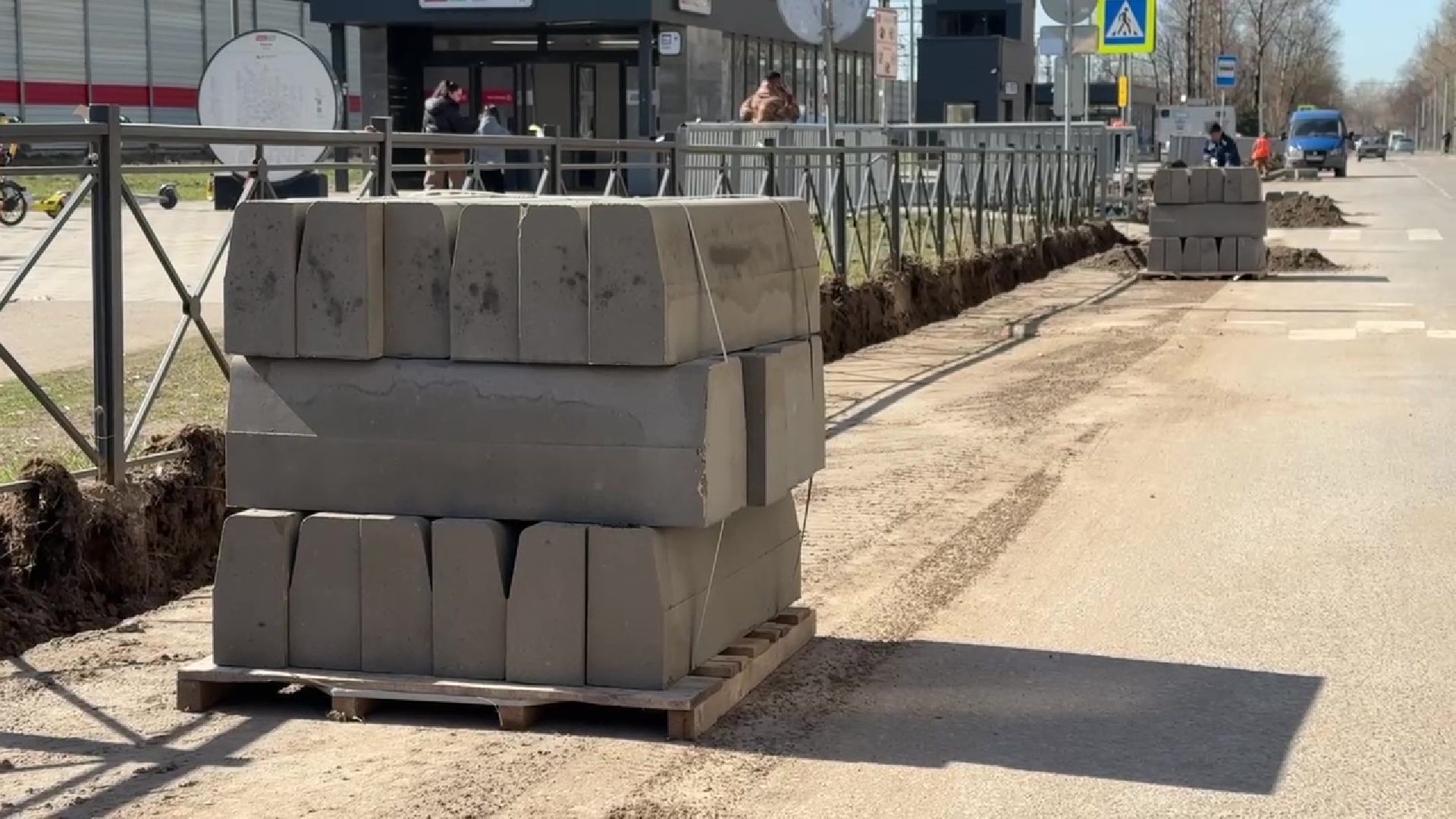 реутов, благоустройство, бордюры, опалубка,