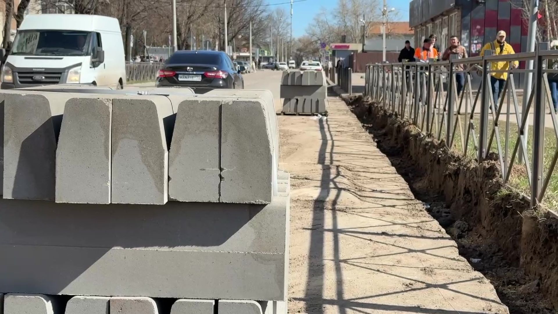 реутов, благоустройство, бордюры, опалубка,