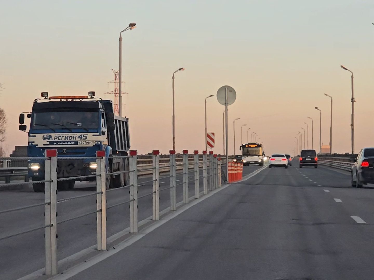 Коломна, тросовые ограждения, безопасность на дорогах,