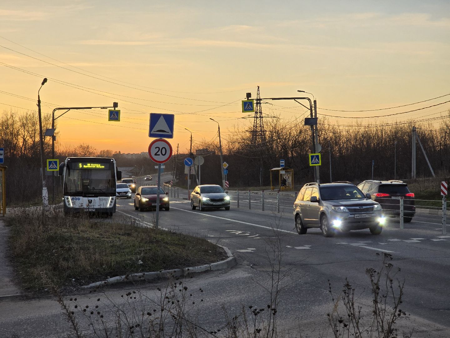 Коломна, тросовые ограждения, безопасность на дорогах,