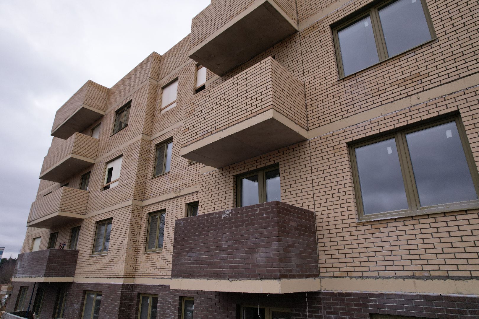 видео с коптера, дом для переселенцев в Талдоме,