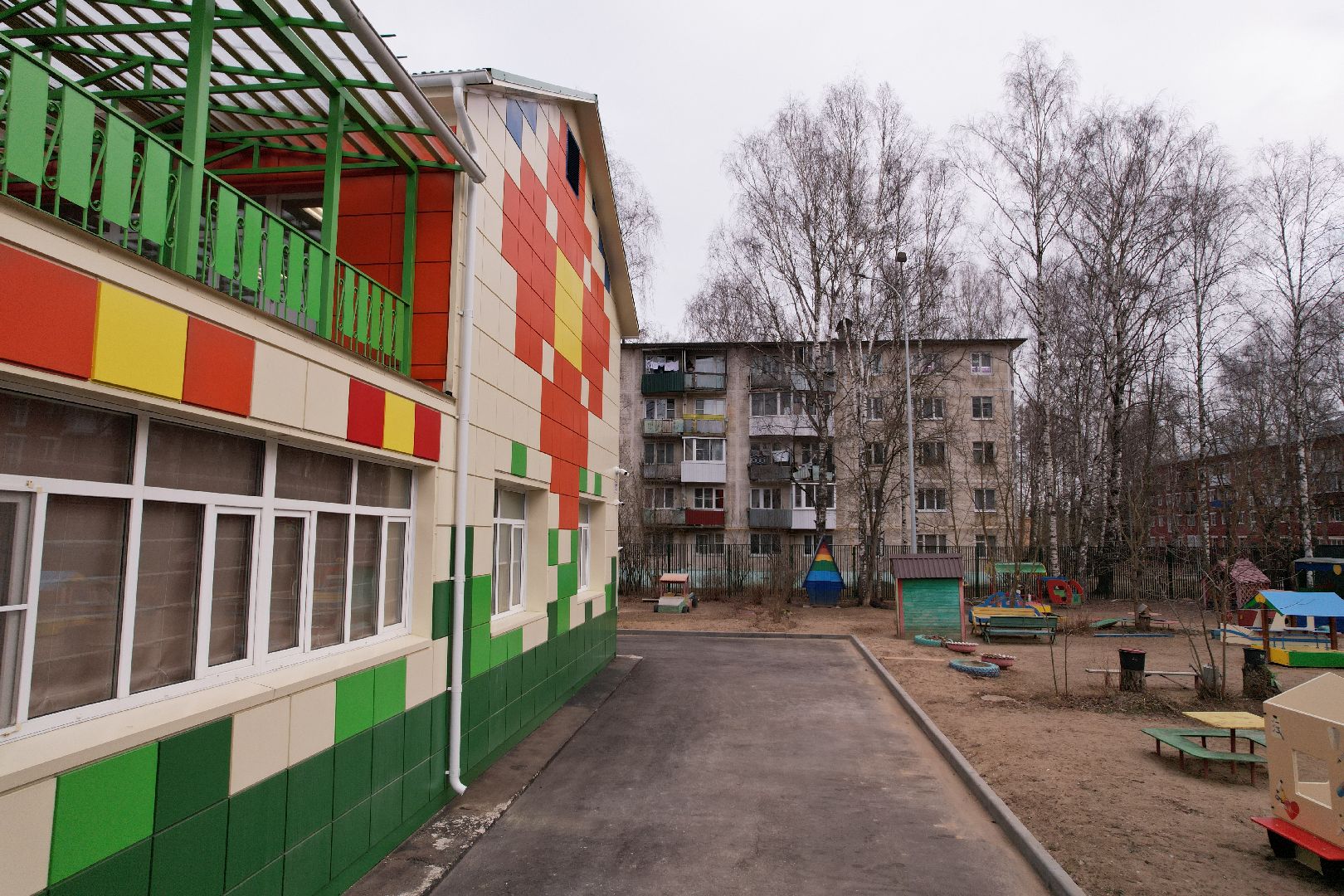капремонт детского сада аленка в талдоме, видео с коптера,