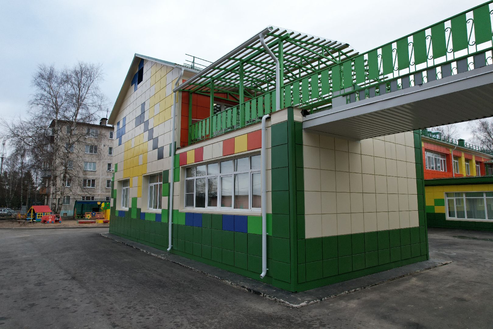 капремонт детского сада аленка в талдоме, видео с коптера,