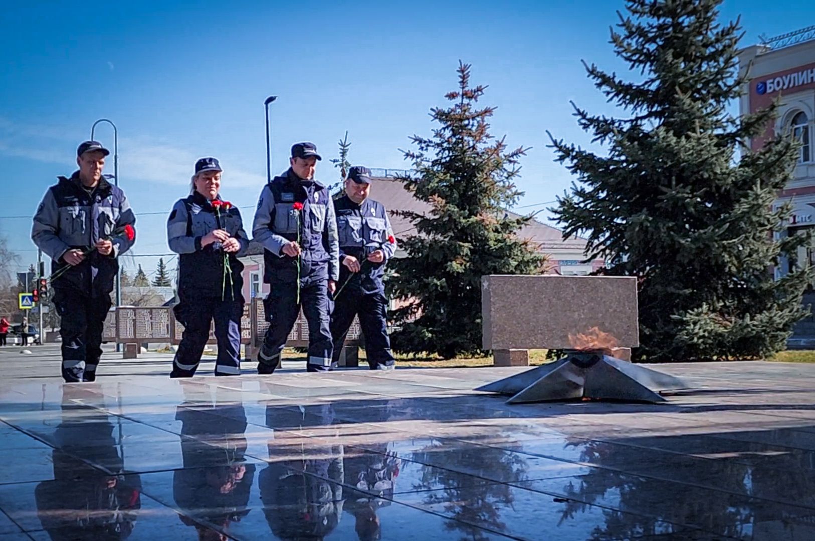 Бронницы, Техобслуживание Вечного огня, Площадь имени Тимофеева,