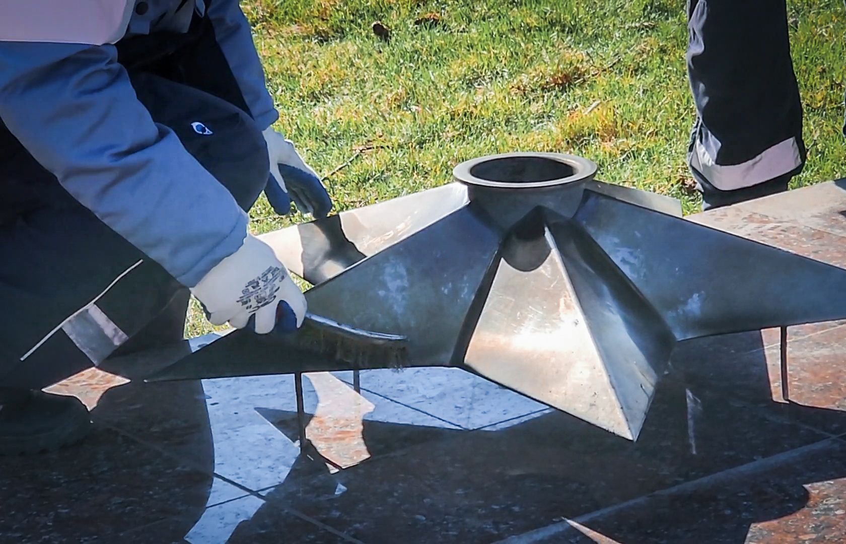 Бронницы, Техобслуживание Вечного огня, Площадь имени Тимофеева,