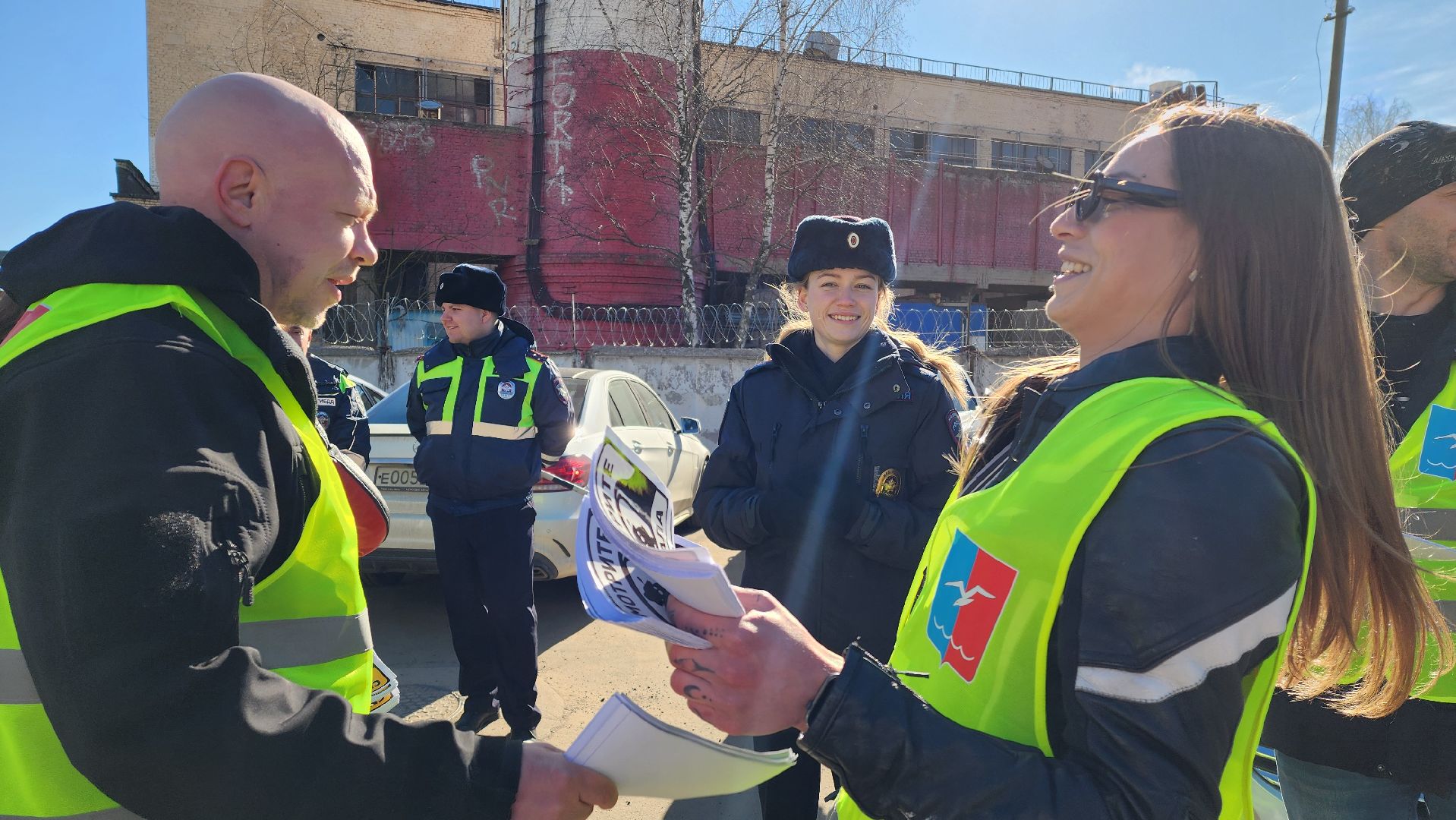 госавтоинспекция, Лобня, мотосообщество, мотоциклисты, мотоциклы,