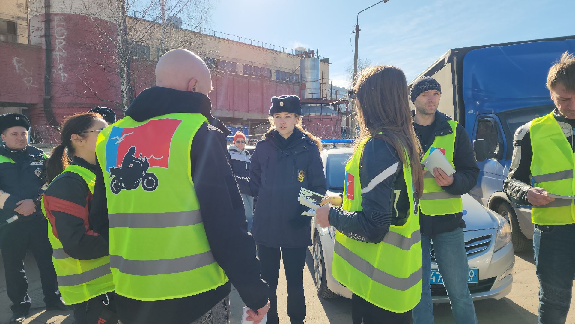 госавтоинспекция, Лобня, мотосообщество, мотоциклисты, мотоциклы,