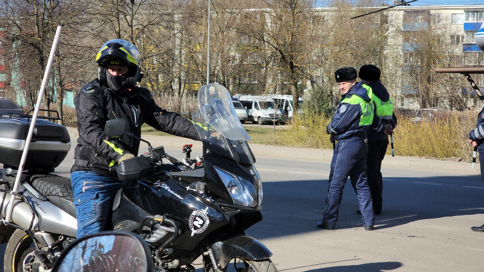 госавтоинспекция, Лобня, мотосообщество, мотоциклисты, мотоциклы,