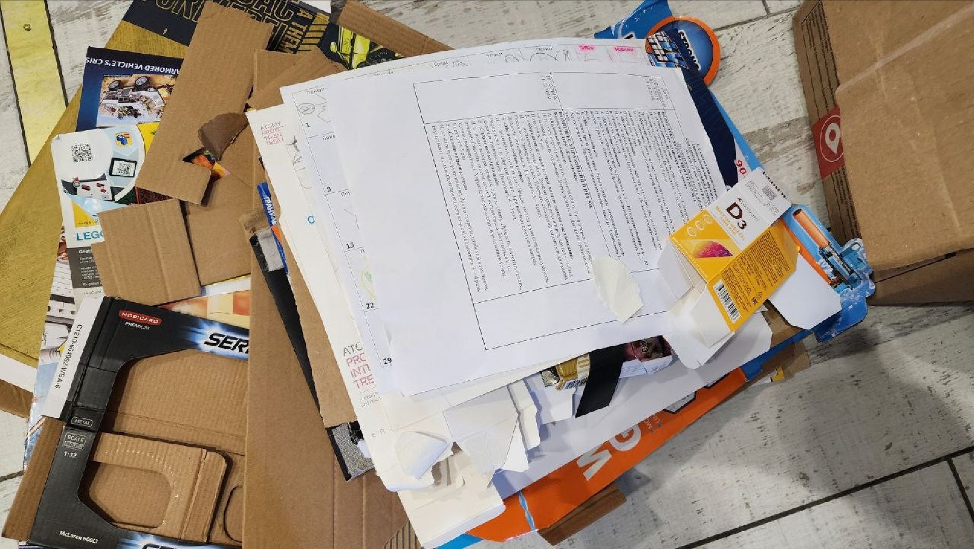 реутов, сбор макулатуры, детский сад, СВО, бумага, картон, книги,