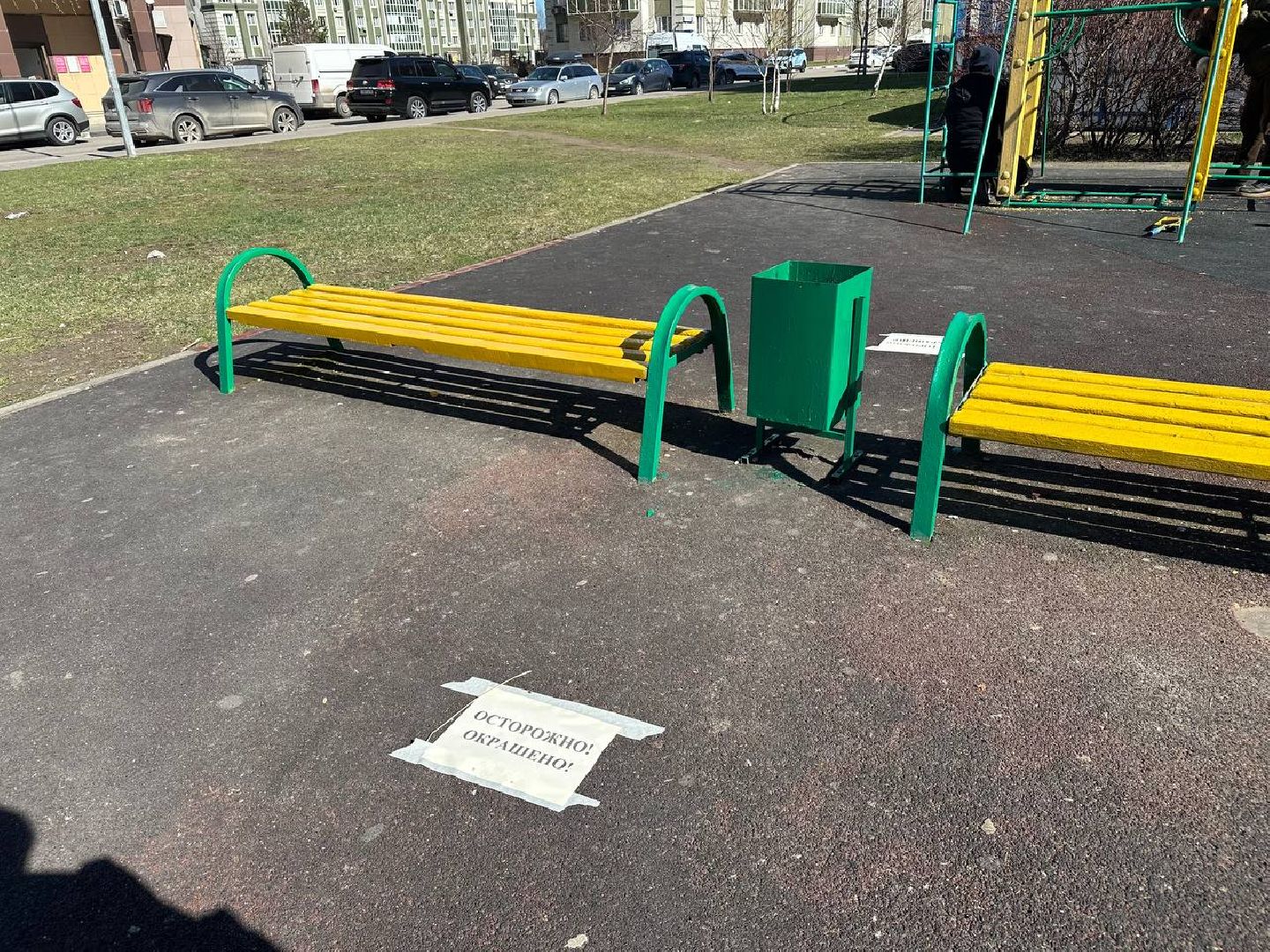 ремонт детских площадок, домодедово,