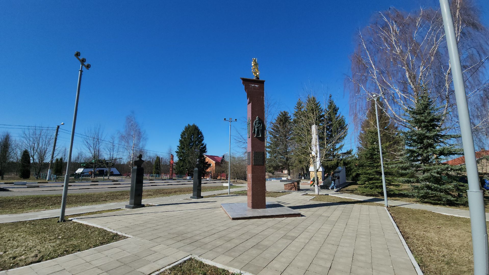 нефедьево, красногорск, памятник, рубеж обороны москвы, 80 лет победе,