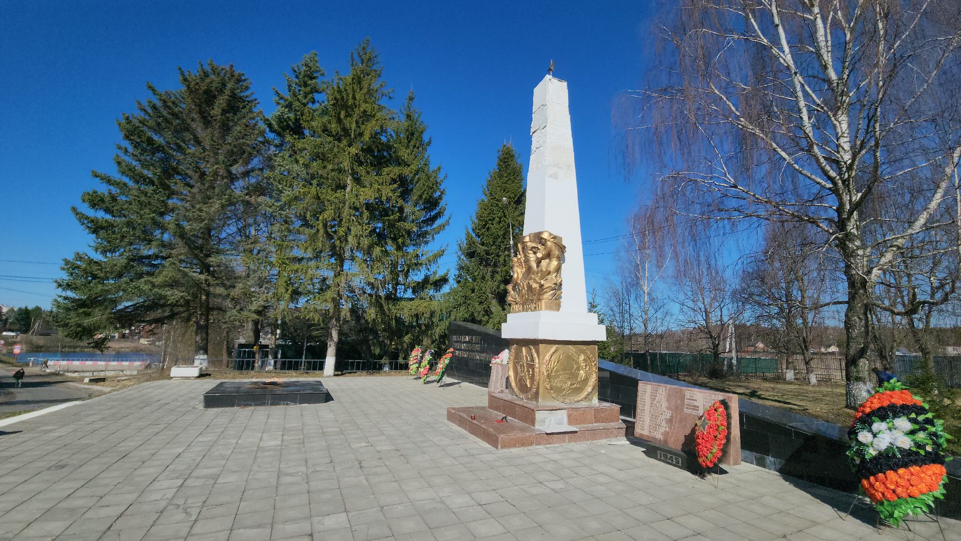 нефедьево, красногорск, памятник, рубеж обороны москвы, 80 лет победе,