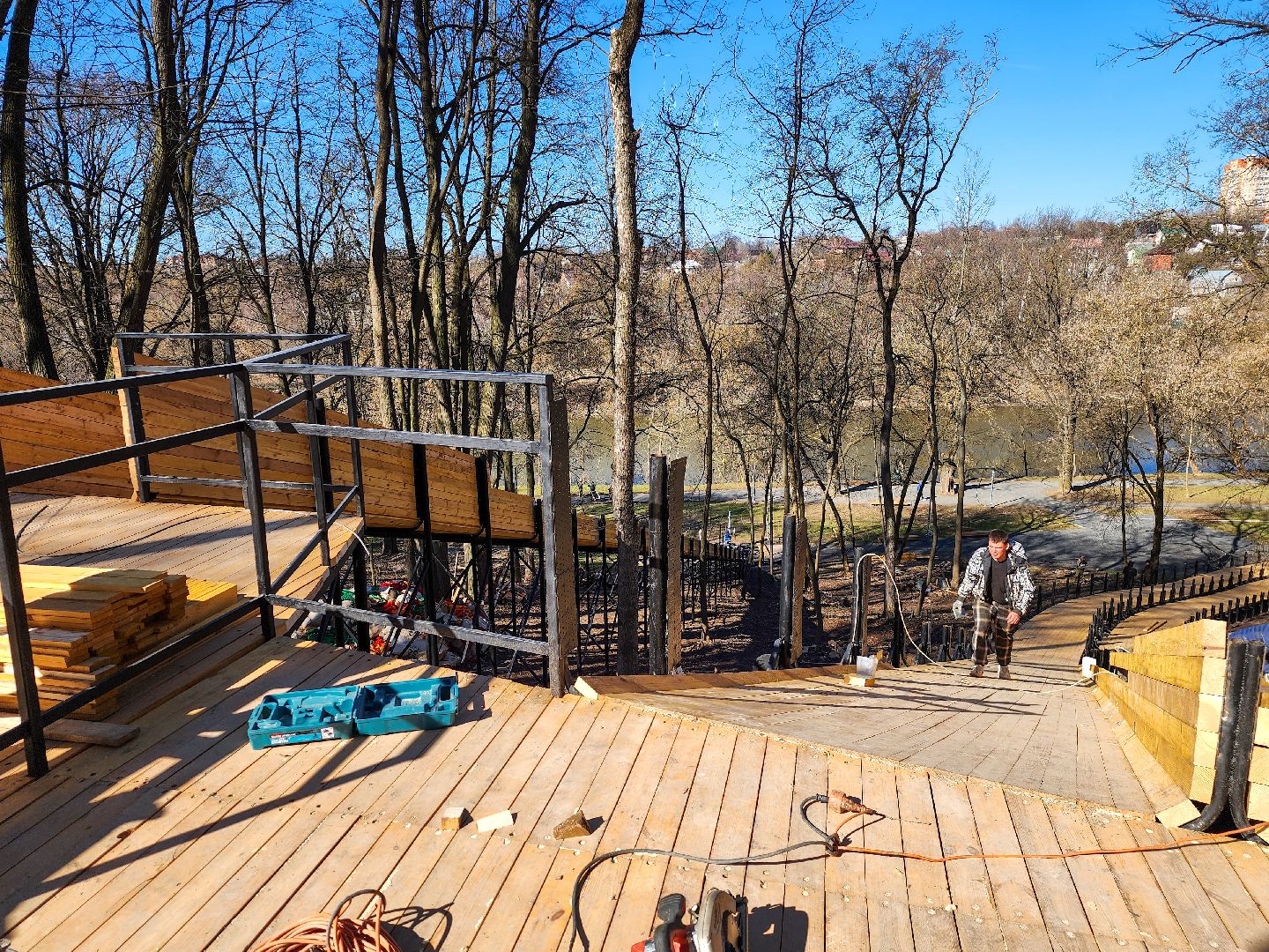 Подольск, парк талалихина, благоустройство парка, тюбинг,