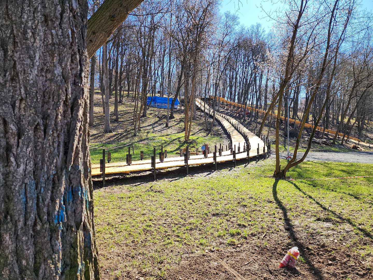 Подольск, парк талалихина, благоустройство парка, тюбинг,