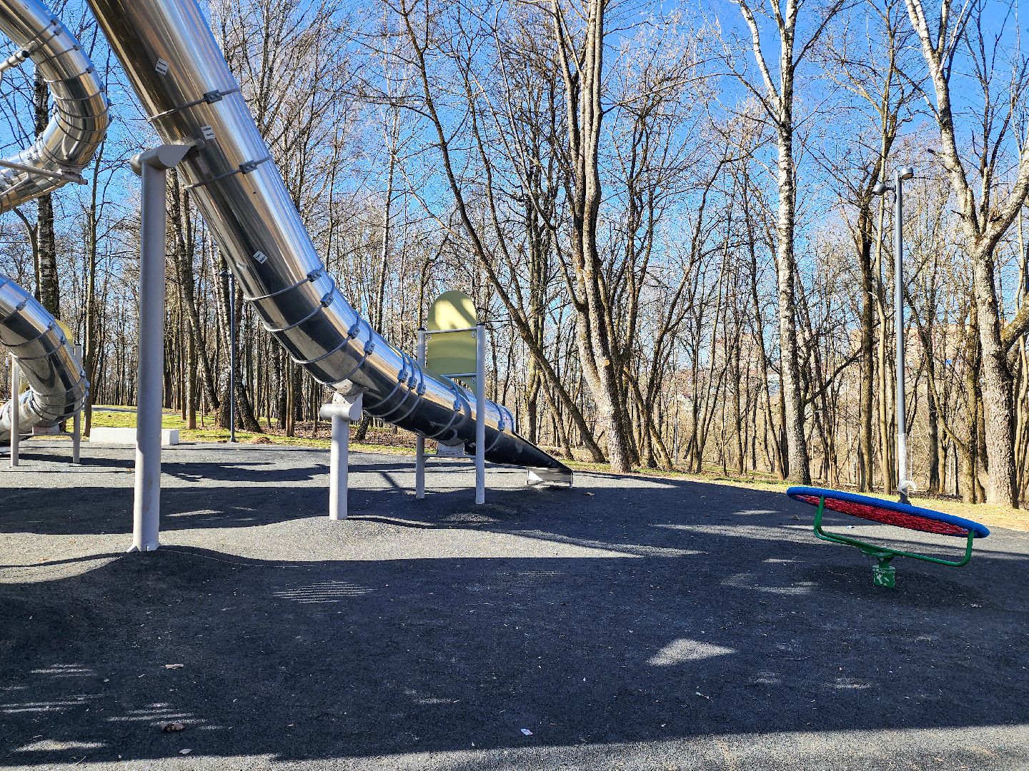 Подольск, парк талалихина, благоустройство парка, тюбинг,