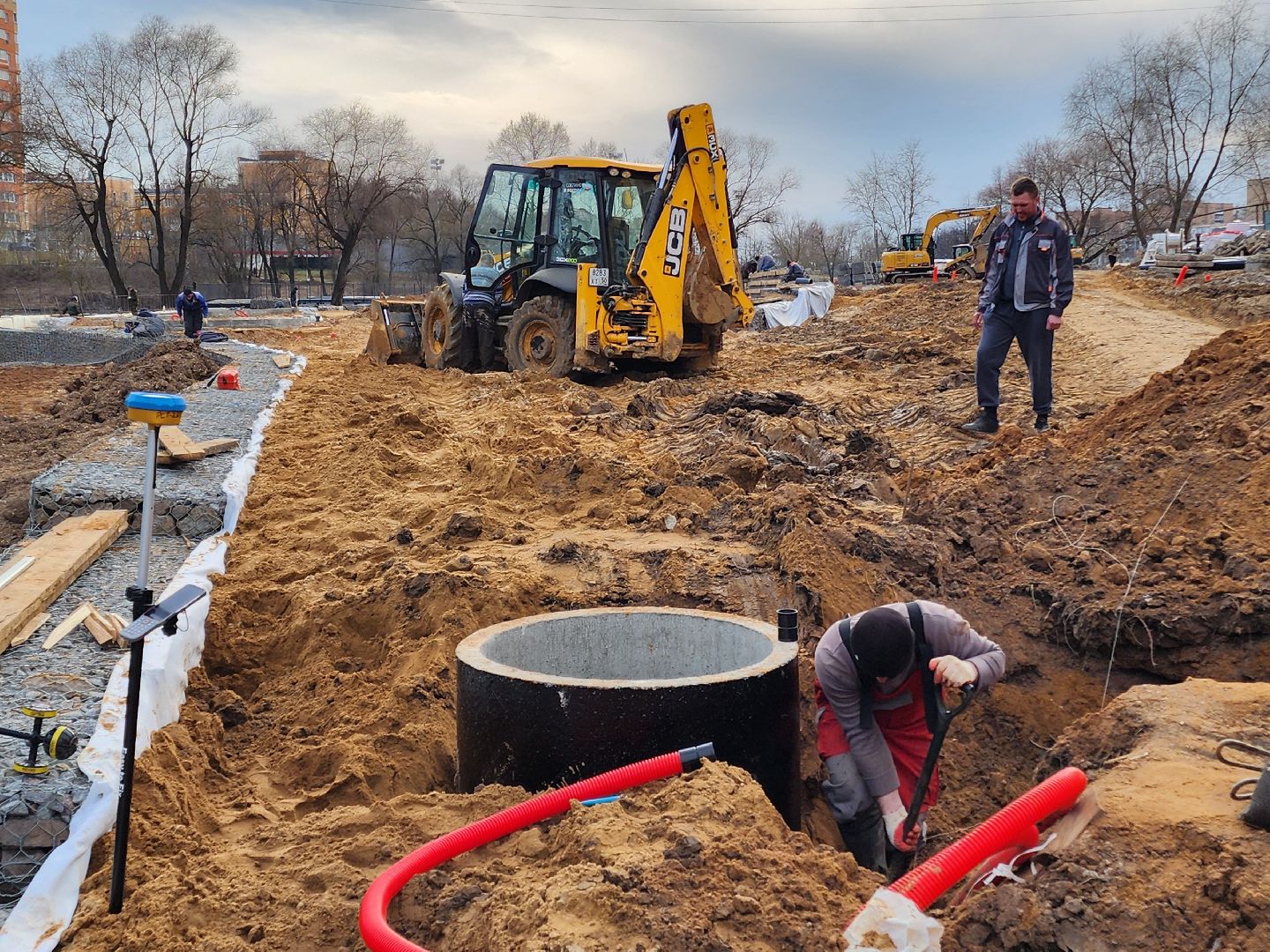 Чехов, улица Береговая, река теребенка, набережная, благоустройство, реконструкция, строительство, ливневая канализация, ливневка, инженерные сети,