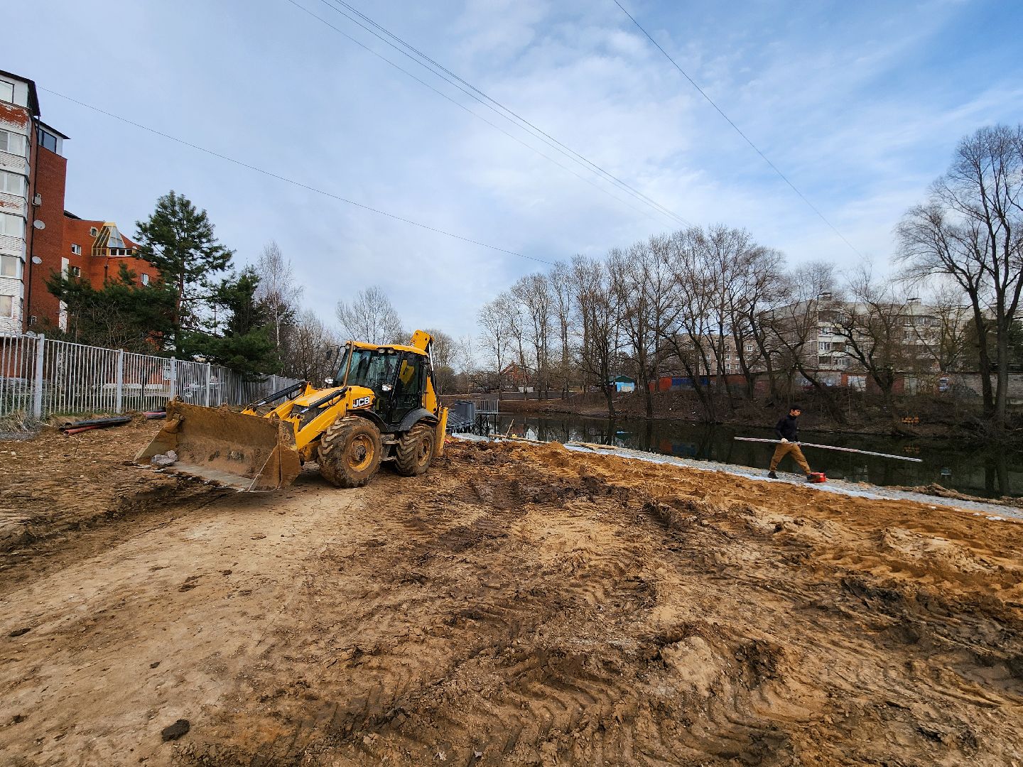 Чехов, улица Береговая, река теребенка, набережная, благоустройство, реконструкция, строительство, ливневая канализация, ливневка, инженерные сети,