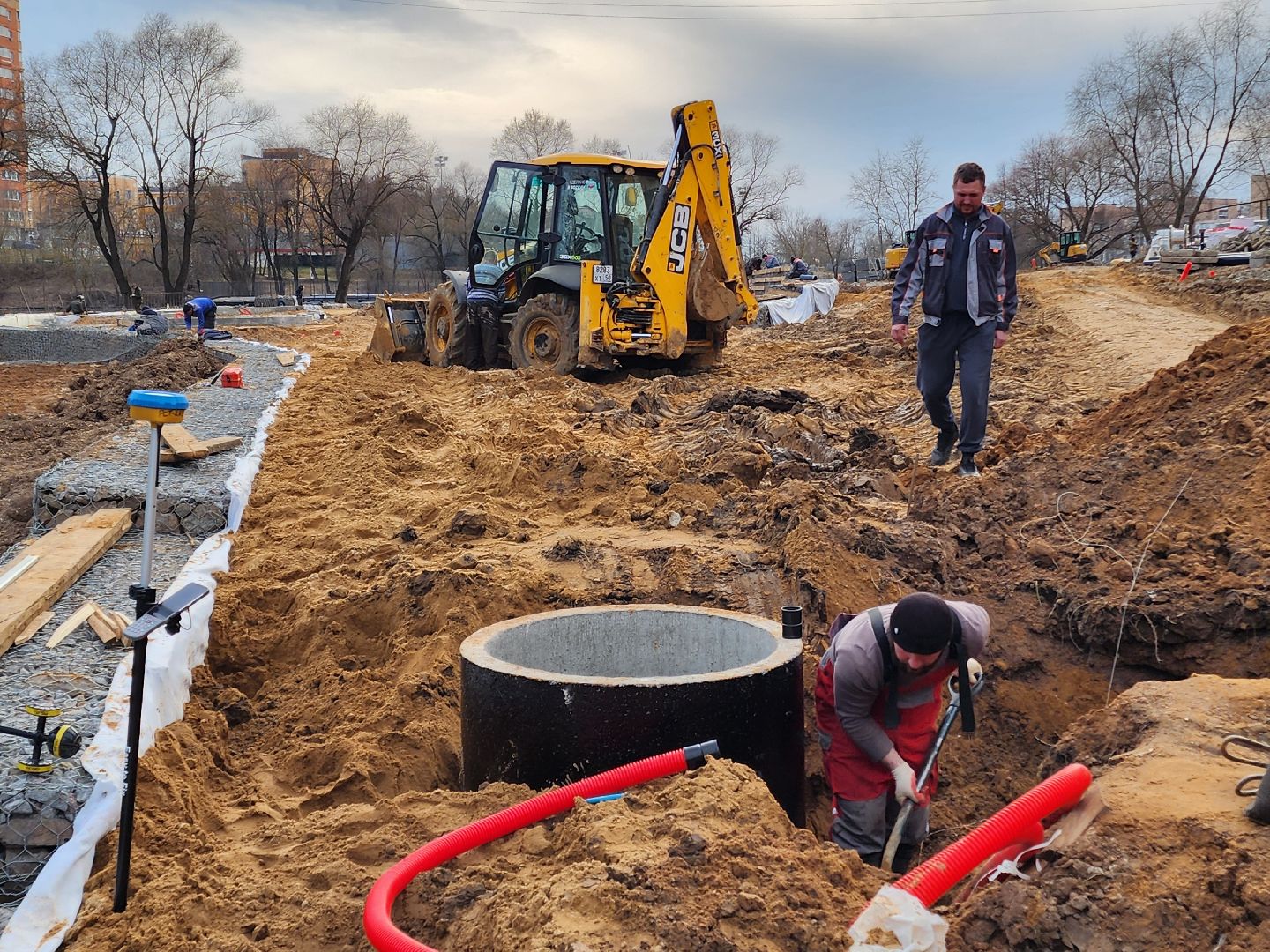 Чехов, улица Береговая, река теребенка, набережная, благоустройство, реконструкция, строительство, ливневая канализация, ливневка, инженерные сети,