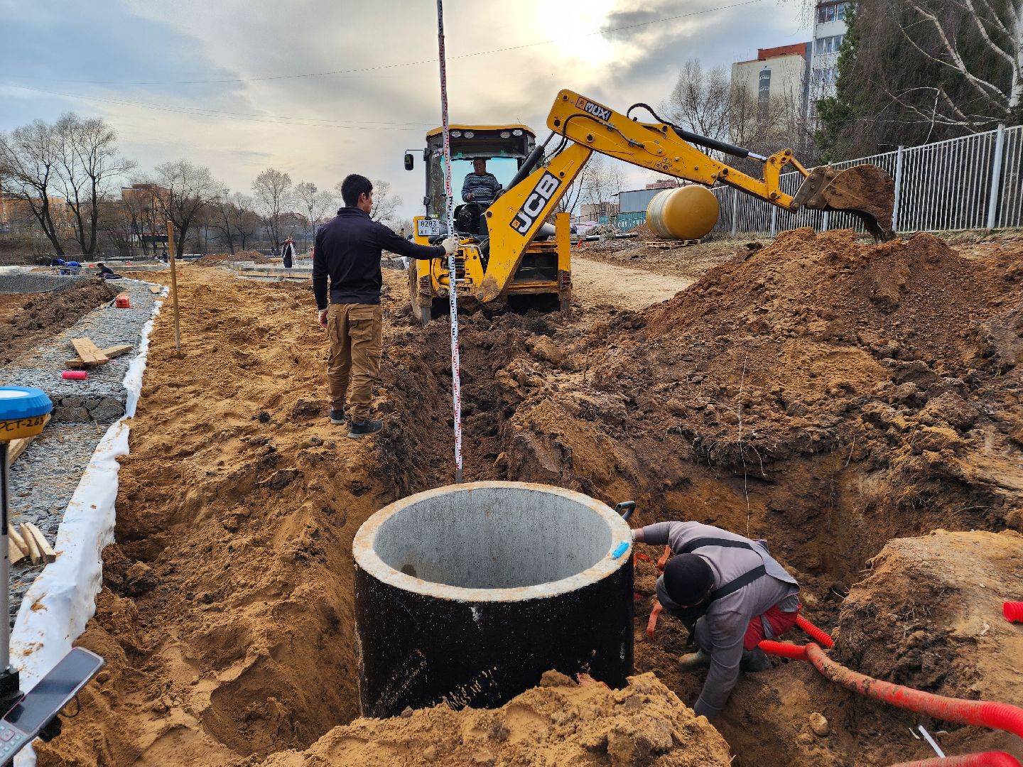 Чехов, улица Береговая, река теребенка, набережная, благоустройство, реконструкция, строительство, ливневая канализация, ливневка, инженерные сети,